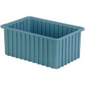 Lewis Bins DC2070 Divider Tote Box, Light Blue, 16.5 x 10.9