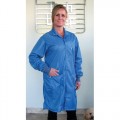 Tech Wear LOC-23C-2XL ESD-Safe Coat, BLue, 2X-Large 