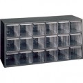 Akro-Mils 17018 Metal Frame Parts Storage Cabinets, 18 Drawers, Drawer Size (5-3/4