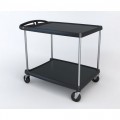 Metro MY2636-25BL myCart™ 2 Shelf Utility Cart, 26