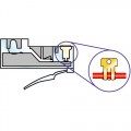 AMP 5-557315-3 (100/PKG) RJ-45 AMP Plugs For Round Solid CAT5/e Cables 