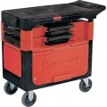 Rubbermaid 6180-88 Service Cart w/locking cabinet 