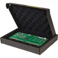 Protektive Pak 37035 ESD-Safe Circuit Board Shipper with Conductive Black Foam, ID 10-1/2