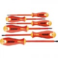Felo 53169 Ergonic Insulated Slotted and Phillips Screwdrivers, Set of 6  