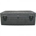 Jensen Tools RR3725-12TWFBK Rotationally Molded Case with Built-in Cart, Foam Filled  