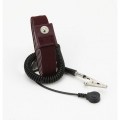 Jensen Tools BW-106DS-JS2 Maroon Adjustable Wrist Strap with 12ft. Coil Cord 
