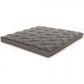 Botron B4035HD Anti-Fatigue Diamond Plate Floor Mat, 3' x 5' 