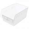 Akro-Mils 30080SCLAR Clear Shelf Bins 8/Carton, OD 11-5/8
