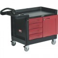 Rubbermaid 4533 TradeMaster™ Cart with 4-Drawers and 1-Cabinet, 49