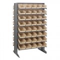 Quantum Storage Systems QPRD-102 Double Sided Unit, 80 Ivory Bins 
