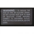 Master Appliance 51411 WARNING LABEL MASTER APPL              51411 