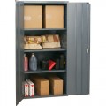 Durham MFG 3500-95 Heavy Duty Storage Cabinet 14 Gauge Steel with 3 Shelves, 36