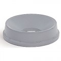 Rubbermaid 3548 GRAY UNTOUCHABLE ROUND FUNNEL TOP 