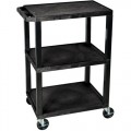 Luxor WT34S Utility Equipment Cart, 18