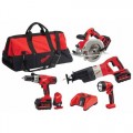 Milwaukee 0912-29 4 PC CORDLESS COMBO KIT MILWAUKEE 