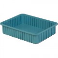 Lewis Bins DC3050 Divider Tote Box, Light Blue, OD 22.4