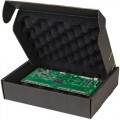 Protektive Pak 37036 ESD-Safe Circuit Board Shipper with Conductive Black Foam, ID 10-1/2