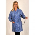 Tech Wear SOC-23C-M ESD-Safe Coat, Blue, Medium 