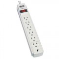 Tripp Lite TLP606 Surge Protector Strip 120V 6 Outlet 6ft Cord 790 Joules  