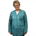 Tech Wear VOJ-83-M TEAL JACKET W/ V-NECK/3POCKETS TECHWEAR 