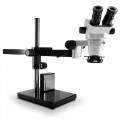 Scienscope SZ-PK5-LED Stereo Zoom Microscope w/Gliding Arm Boom & LED Ringlight 