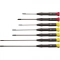 C.K. T4883X 7-pc. Precision Swivel-Top Screwdriver Set, Slotted & Phillips 