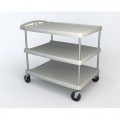 Metro MY2636-34G myCart™ 3 Shelf Utility Cart, 26