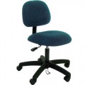 Industrial Seating 52-DF ESD-Safe Chair, Blue Fabric, Adjustable Height 17