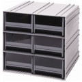 Quantum Storage Systems QIC-64 6 Drawer Interlocking Storage Cabinet 