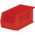 Akro-Mils 30-230 Red Parts Bin, OD 10-7/8