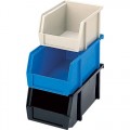 Metro SB91055NAT Natural Polpropylene Parts Bin, Gray, 10.88” x 5.50” x 5.00” 